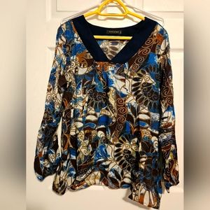 Glam & Fame sheer blouse